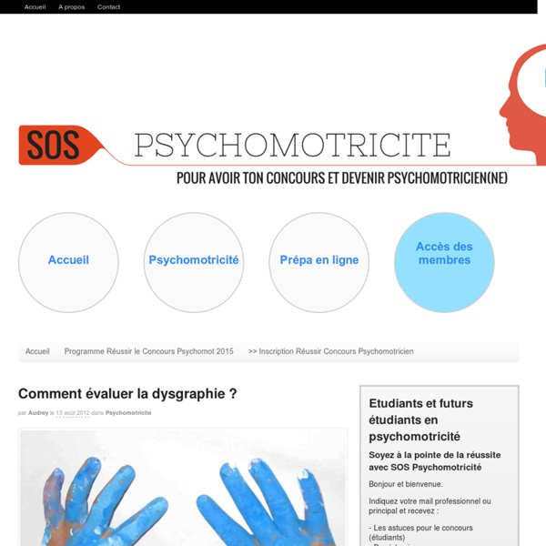 SOS Psychomotricité - Pour les psychomotriciens, psychomotriciennes, patients et proches des patients