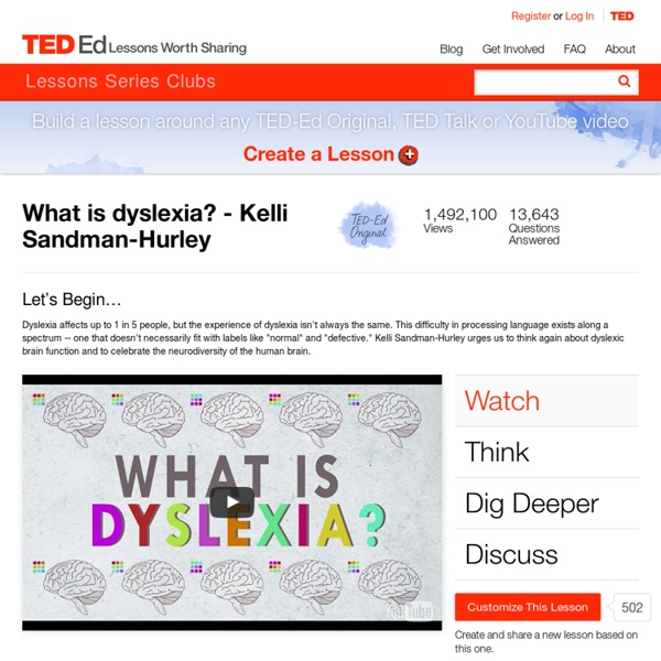 What is dyslexia? - Kelli Sandman-Hurley