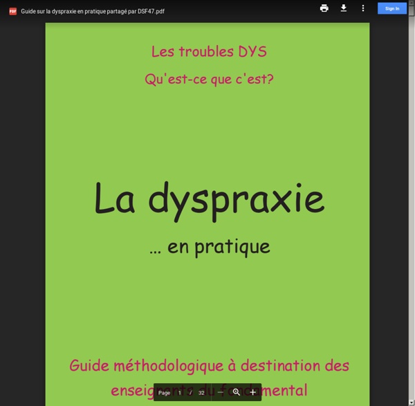 Guide sur la dyspraxie en pratique partagé par DMF47.pdf