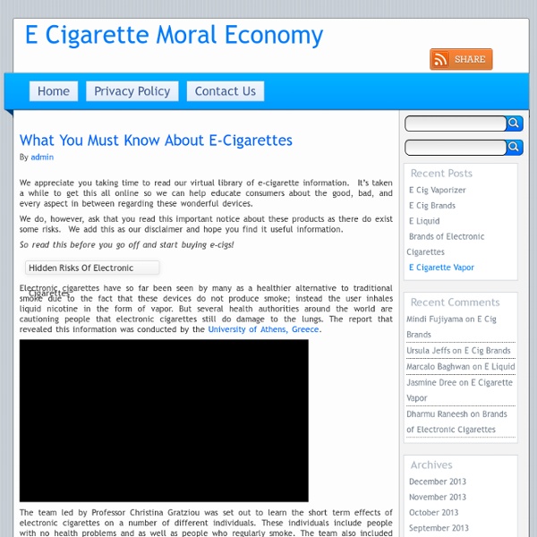 Moral Economy Project