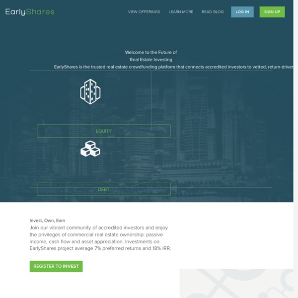 EarlyShares.com a Crowd Funding Platform - Crowdfunding