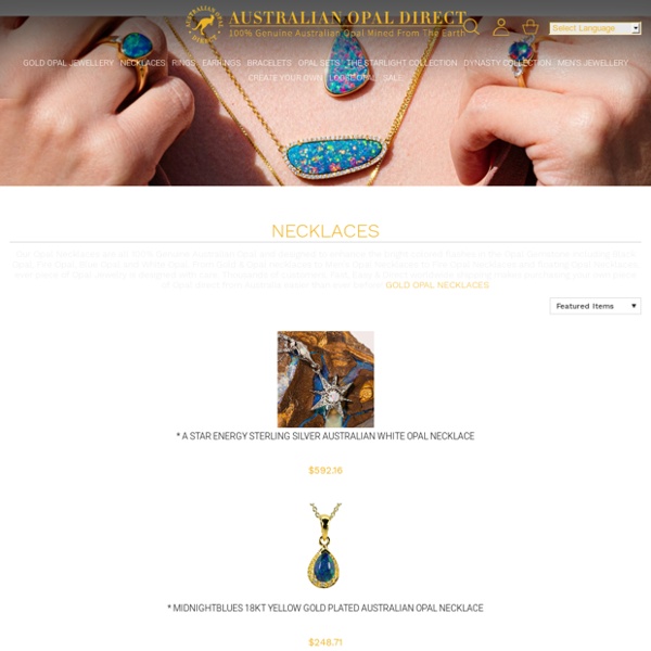 Best Opal Earrings, Rings & Necklaces-The World's Largest Opal Jewelry Store Online