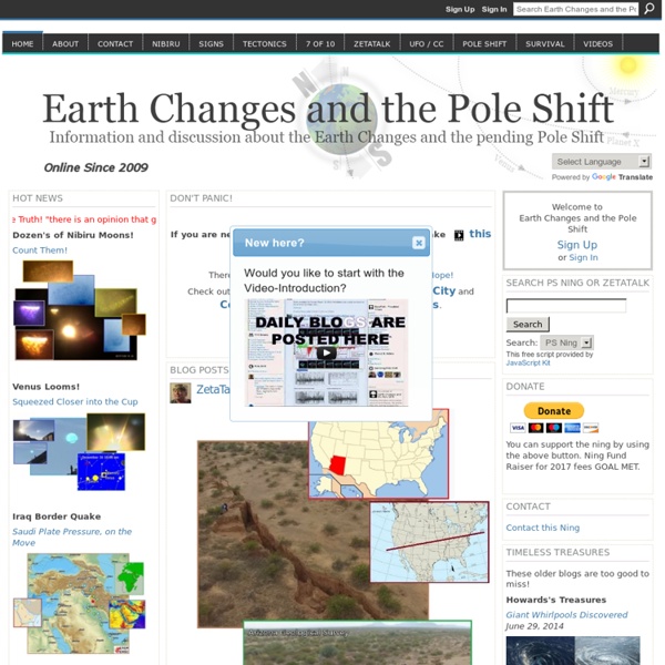 Earth Changes and the Pole Shift - Information and discussion about the Earth Changes and the pending Pole Shift.