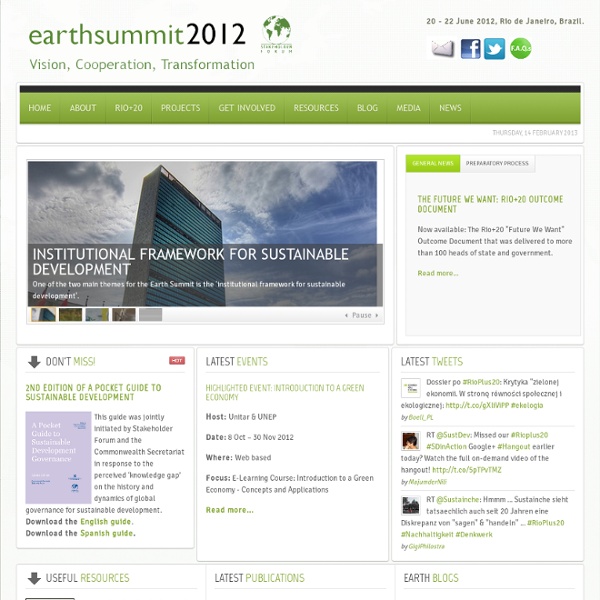 Earth Summit 2012