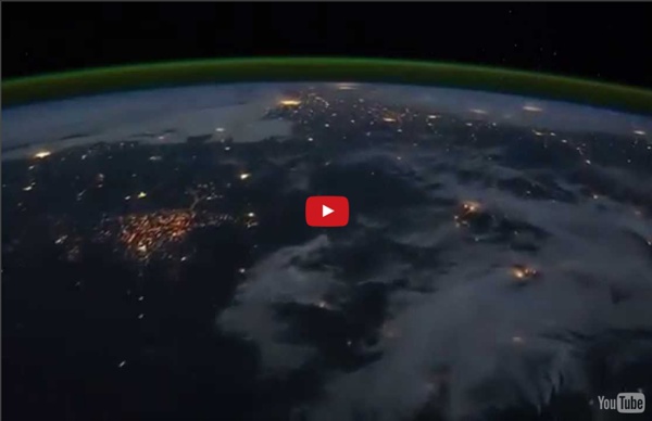 Time Lapse View from Space, Fly Over