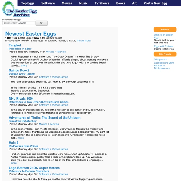 Easter Eggs - Eeggs.com