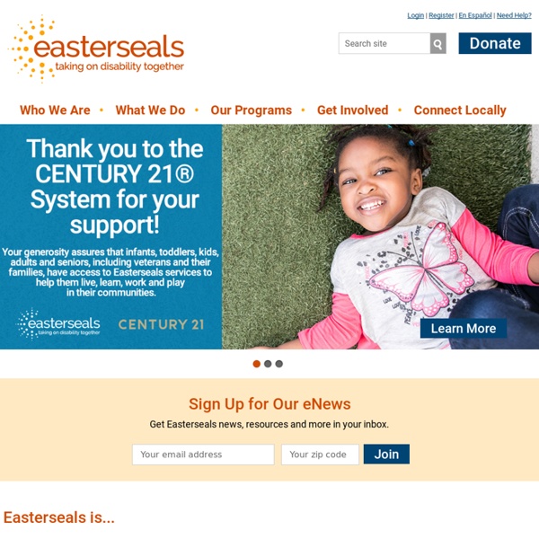 Easter Seals : Helping people with disabilities gain greater independence