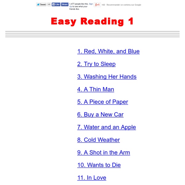 what is easy to read in english