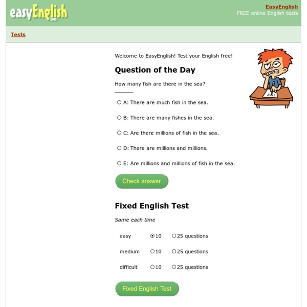 EasyEnglish Online Tests