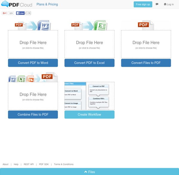 EasyPDF Cloud - A Cloud-Based PDF Conversion Platform with Dropbox Integration