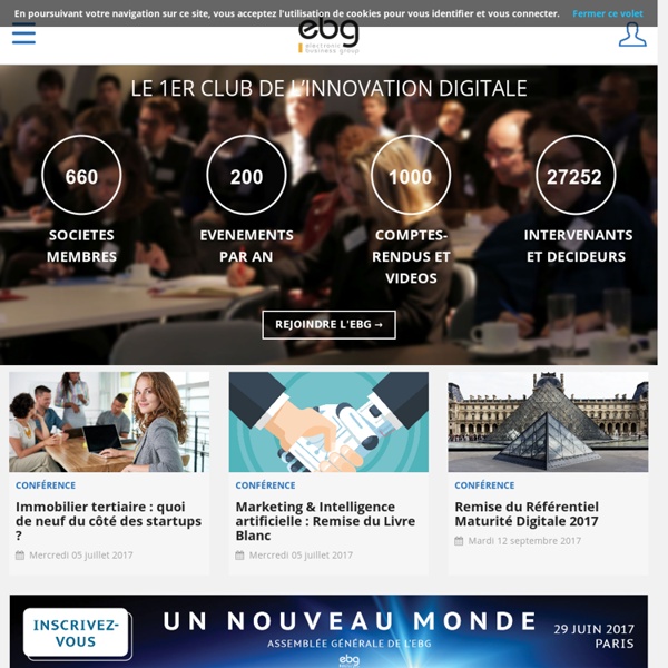 EBG - 1er club de l'Innovation Digitale