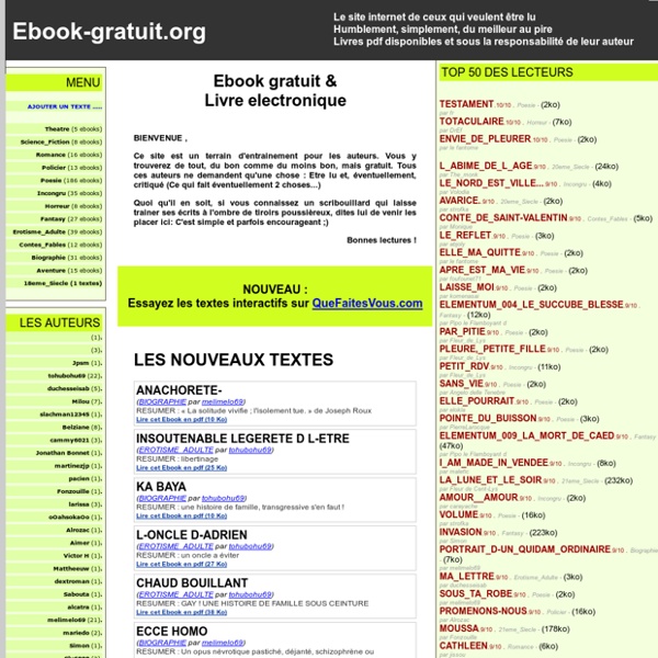 Ebook-fr.com- livre electronique gratuit