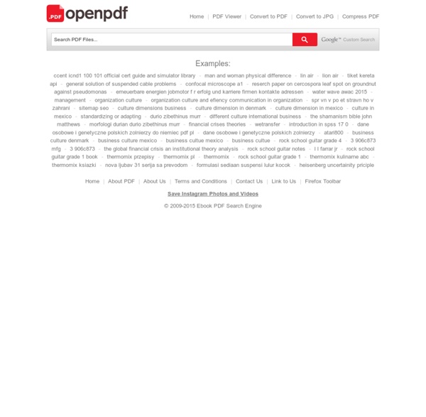 PDF Search Engine (OpenPDF)