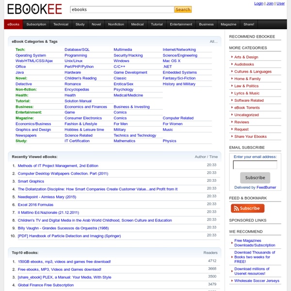 Ebookee: Free Download eBooks Search Engine!