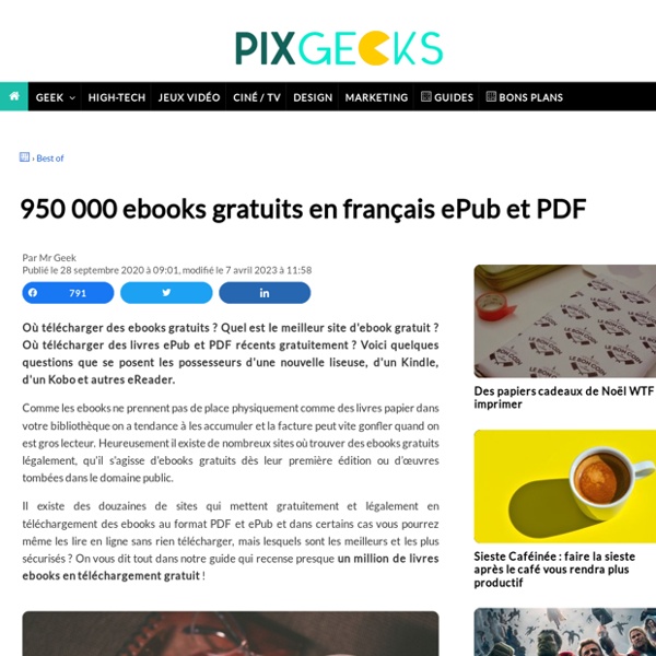 Ebook Gratuit : télécharger 950 000 ebooks gratuits ePub et PDF livres et romans gratuits