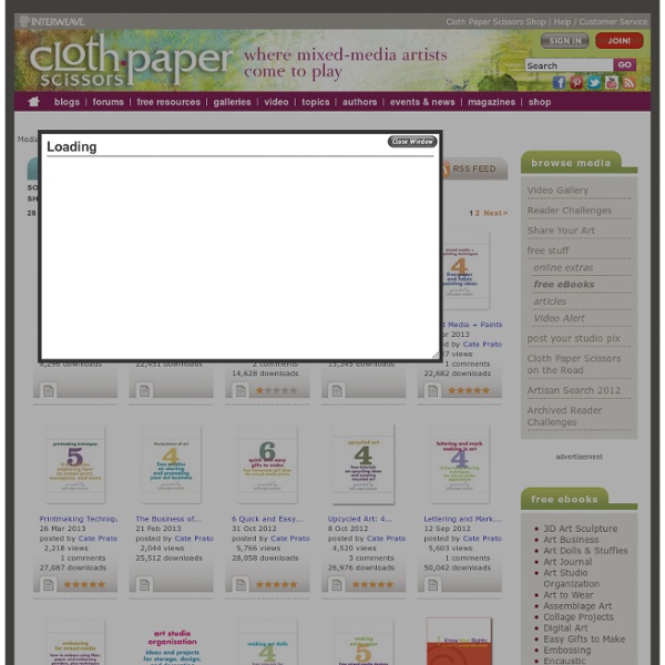 Free Paper & Cloth Crafts Ebooks