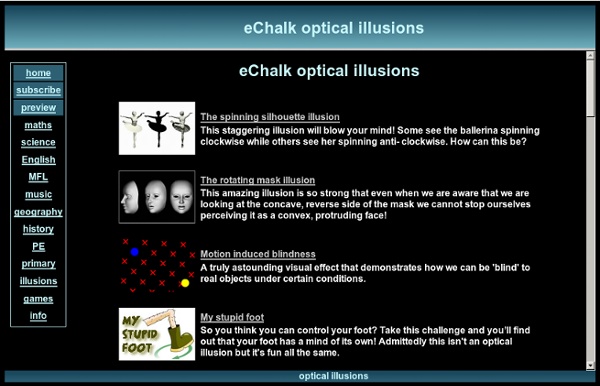 eChalk colour perception: This is the most amazing optical effect in the world