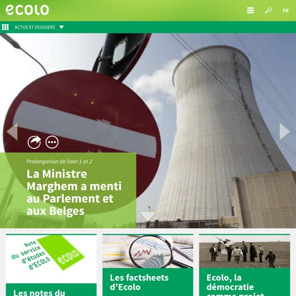 ECOLO, parti écologiste en Belgique francophone et germanophone