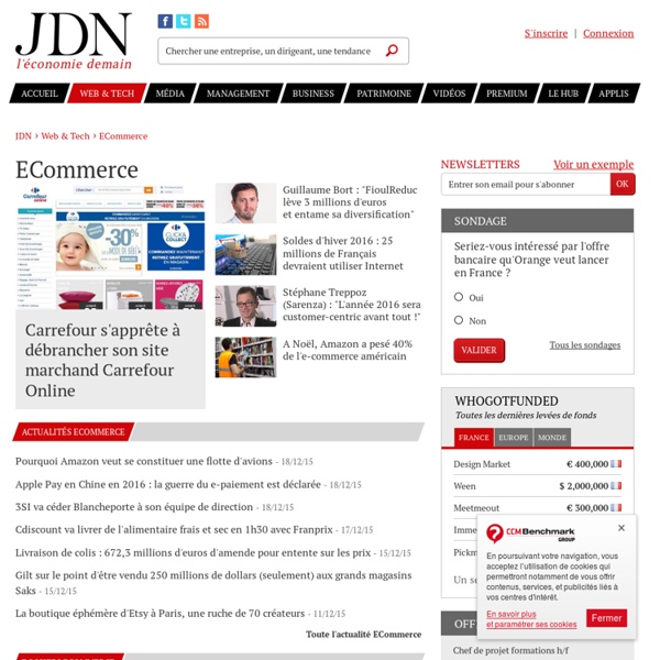 ECommerce sur JDN : toutes les actualités et tendances ECommerce