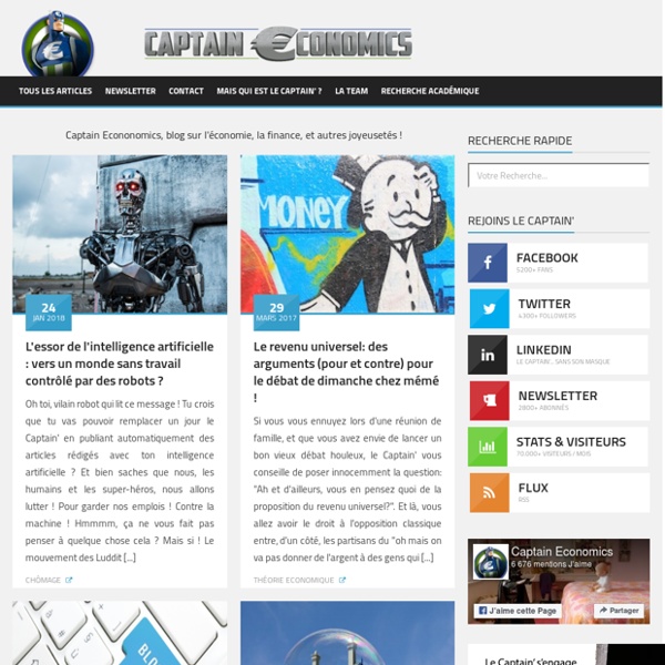 Captain Economics - Au boulot, on a une crise à résoudre ! - Captain Economics