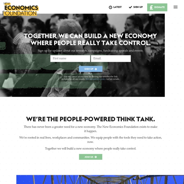 The new economics foundation