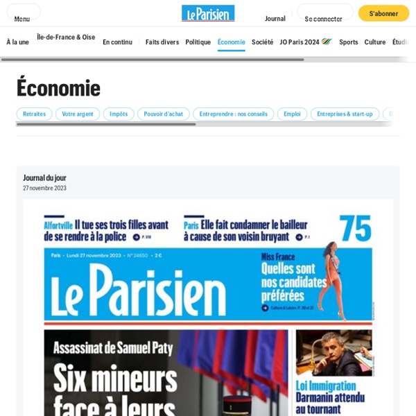 Économie : Toute l'actualité économique avec Le Parisien Economie