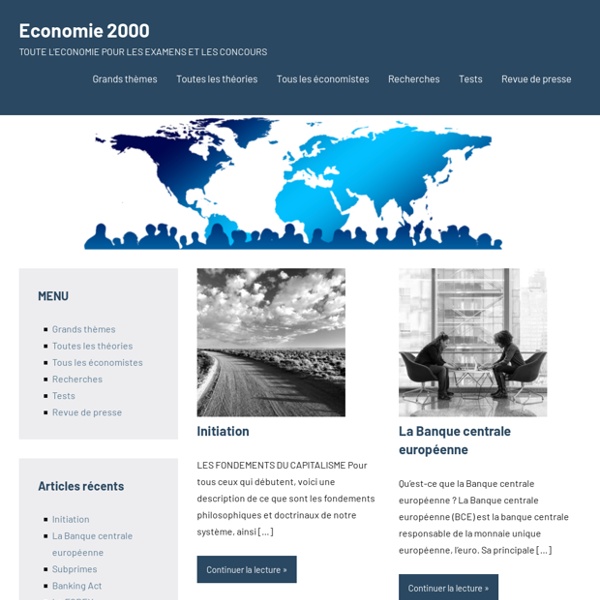 ECONOMIE2000 – Comprendre et agir