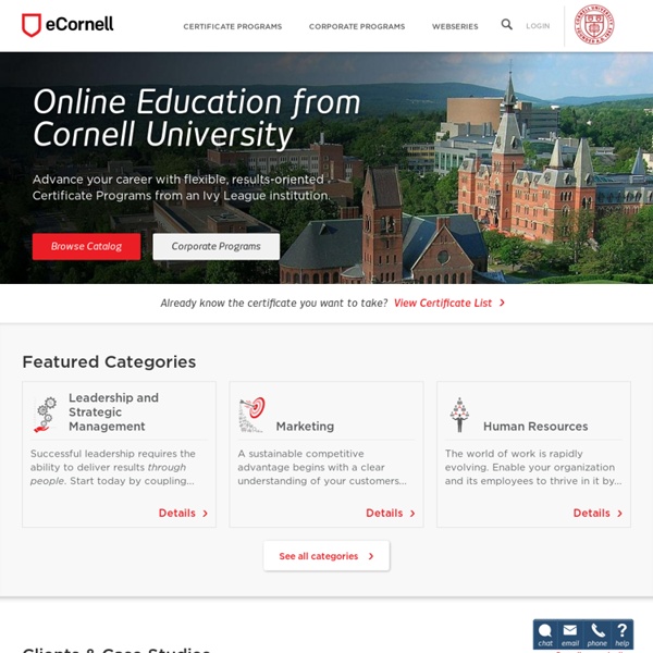 Professional Development from Cornell University