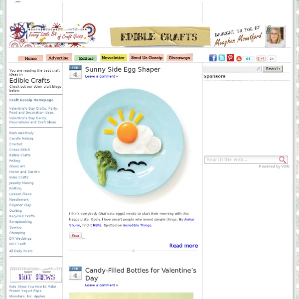 Creative food craft ideas