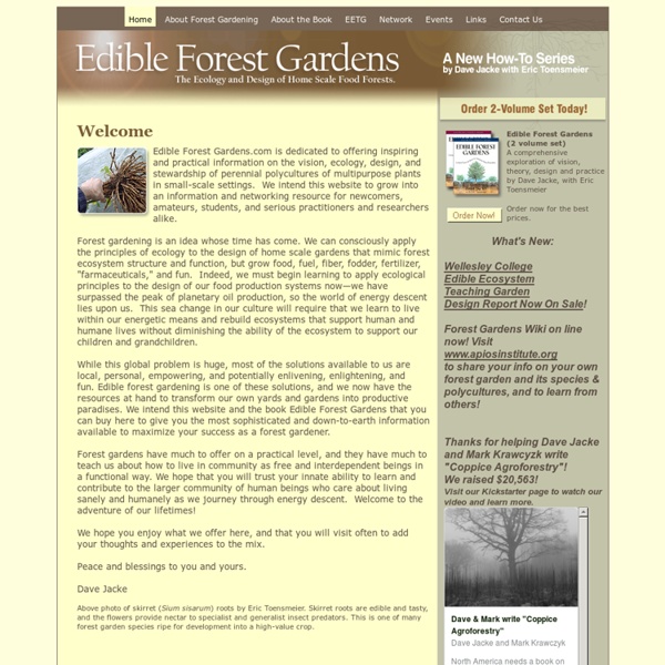 Edible Forest Gardens Home