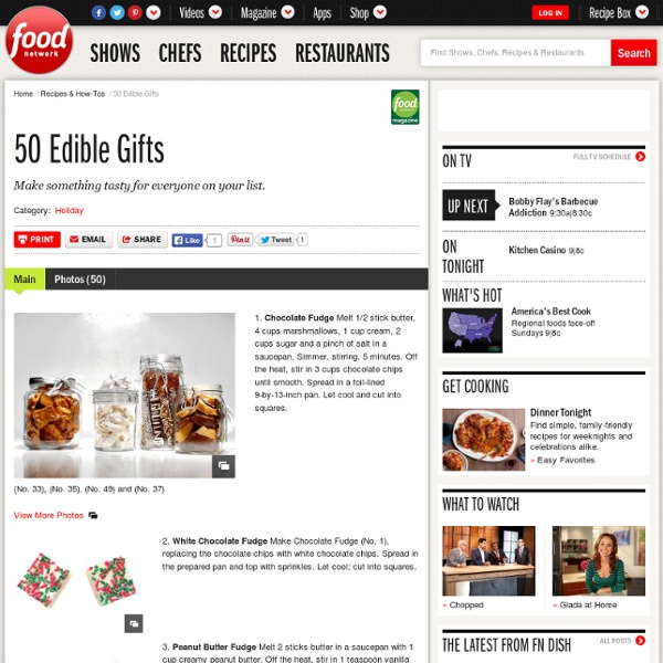 50 Edible Gifts : Recipes and Cooking