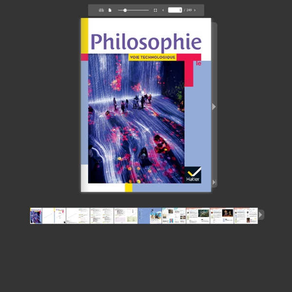 HATIER Philosophie Voie technologique