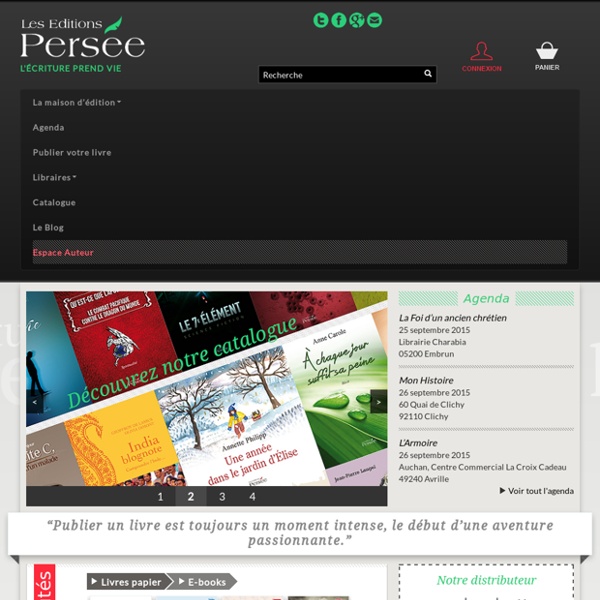 Accueil - Editions Persée