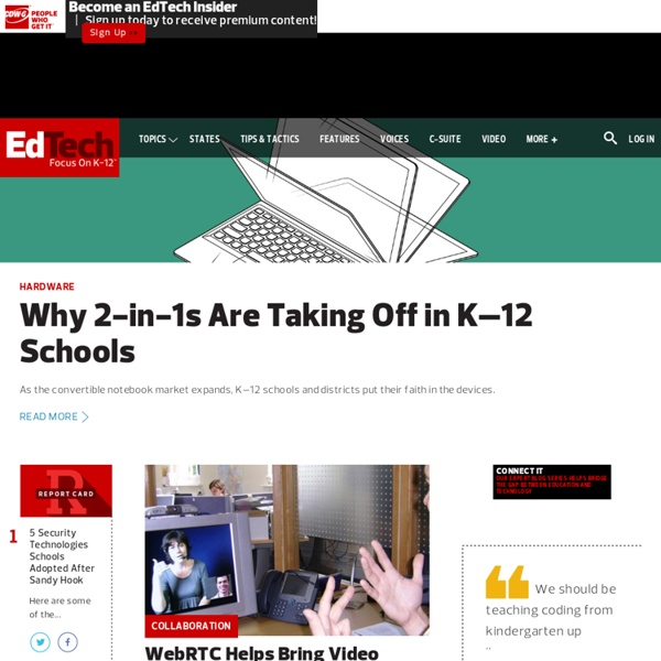 EdTech Focus on K-12: IT and Education