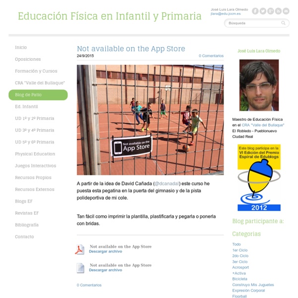  Educación Física en Infantil y Primaria - Blog de Patio
