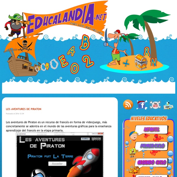 EDUCALANDIA.NET Recursos y enlaces educativos para alumnos de primaria, profesores y padres. Educacion infantil y primaria