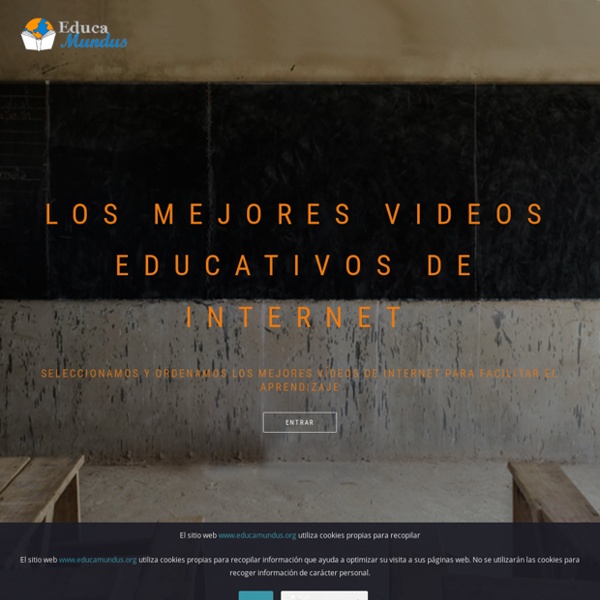 Plataforma con vídeos educativos para apoyo escolar