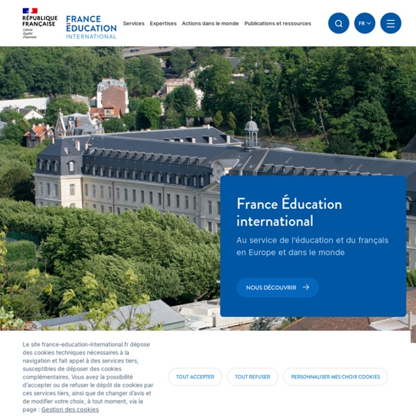 Au service de l'éducation et du français dans le monde