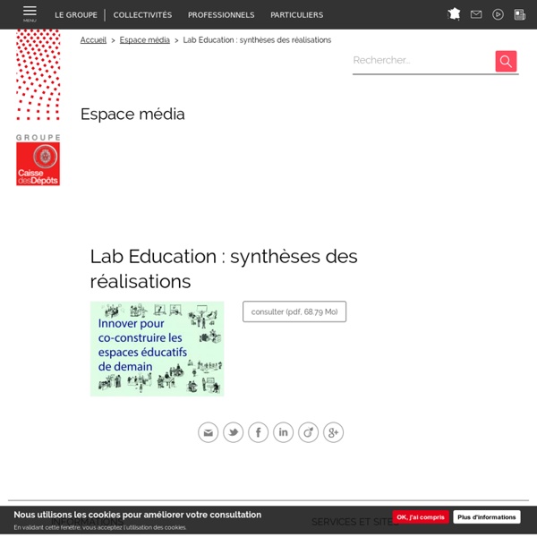 Lab Education - Innover pour co-construire les espaces éducatifs de demain