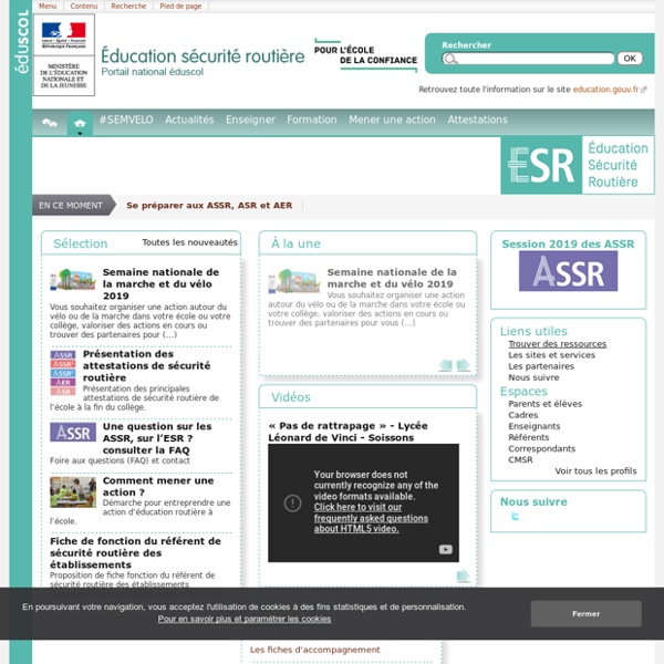 Éducation et sensibilisation à la sécurité routière