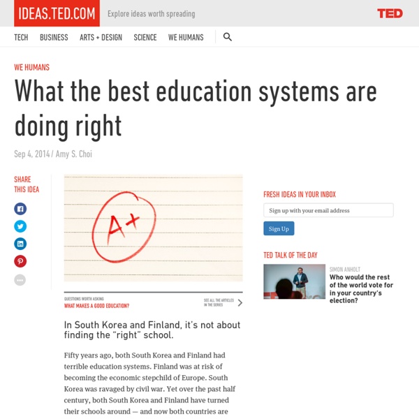 What the best education systems are doing right