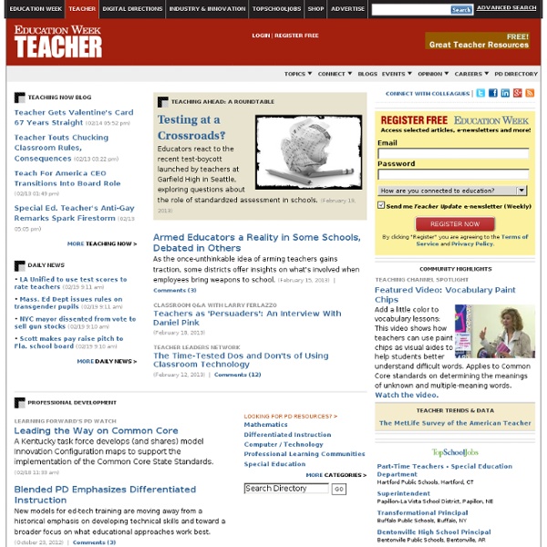 News and Information for Teacher Leaders