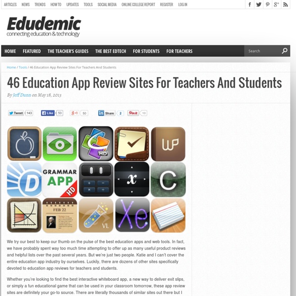46 Education App Review Sites For Teachers And Students