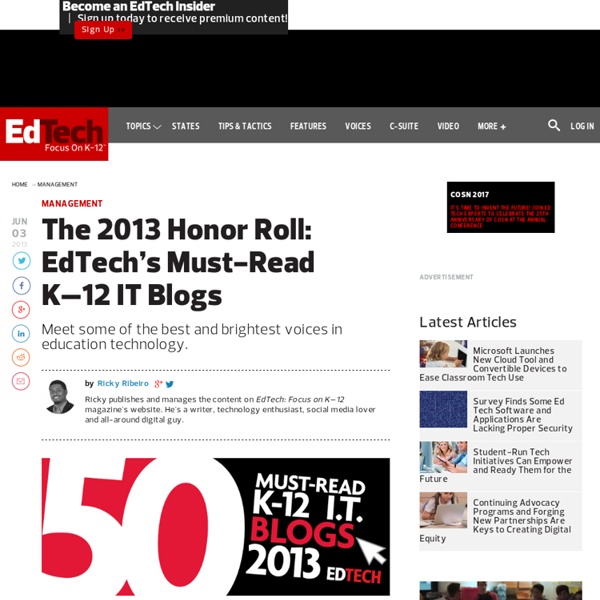 The Best K-12 Education Technology Blogs