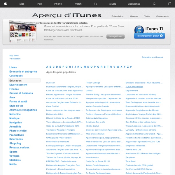 Enseignement - App Store à télécharger sur iTunes
