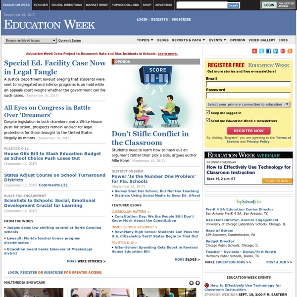 Education Week American Education News Site of Record