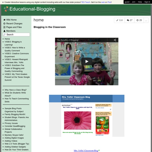 Educational-Blogging - home