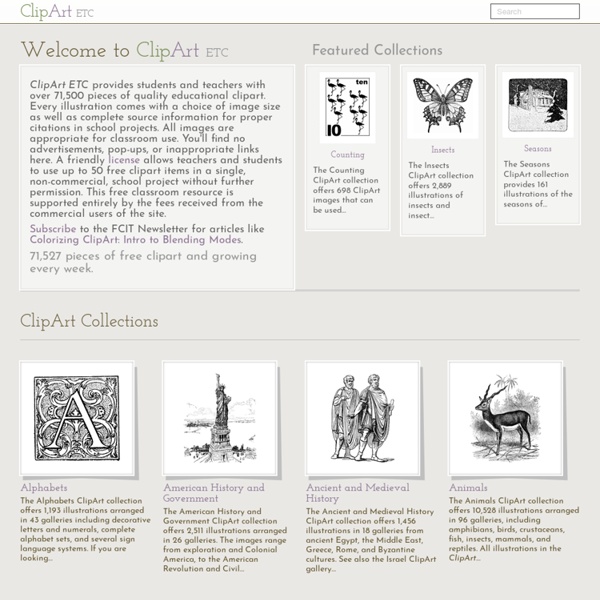 Clipart ETC Homepage