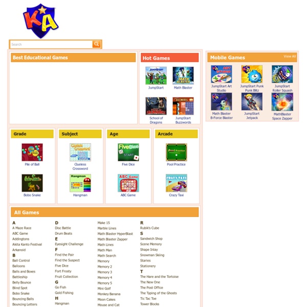 Free Online Learning Games for Kids