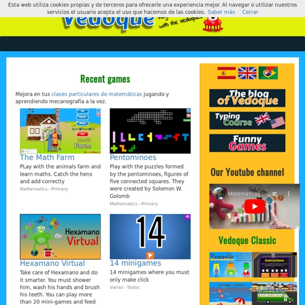 Vedoque - Educational games and other learning software